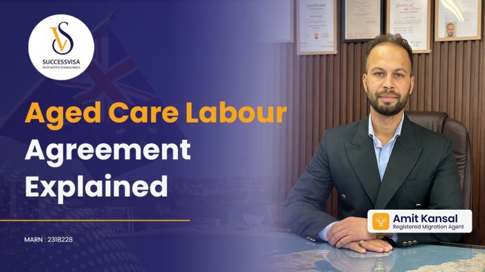 Labour agreement aged care list